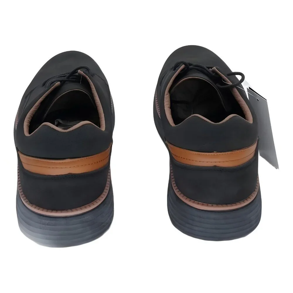 Akademiks Men's Dayton Lace-Up Oxford Sneakers Black 12M - Picture 3 of 6